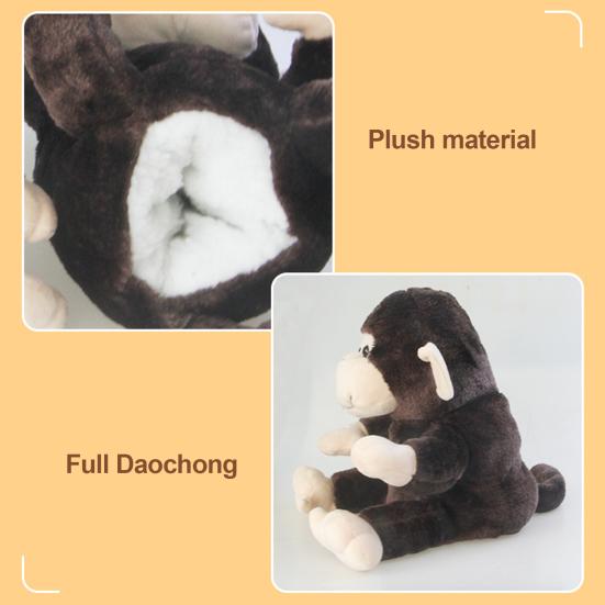 Мягкий чехол для клюшки для гольфа в виде плюшевой обезьяны, чехол для клюшки для гольфа в виде животного, аксессуар для гольфа Driver And Woods