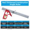 Adjustable Engineers Combination Try 90-degree Measuring Ruler New Horizontal Right Angle Ruler