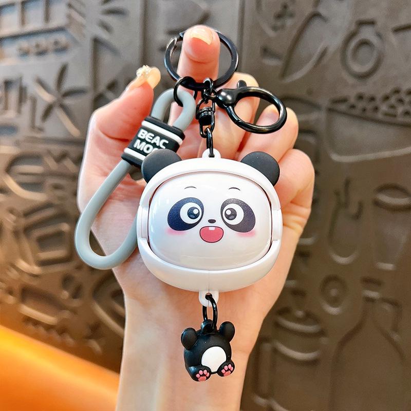 Брелок для ключей с изображением мультяшного лица, подвеска для школьного портфеля, креативная кукла, брелок для ключей, детская игрушка