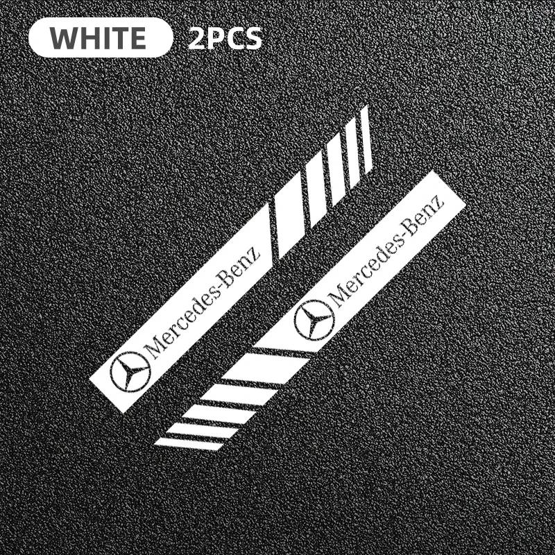 2Pcs Car Rearview Mirror Vinyl Stickers For Mercedes Benz Amg W204 W213 W205 W211 W212 W176 W205 W203 Auto Exterior Accessories