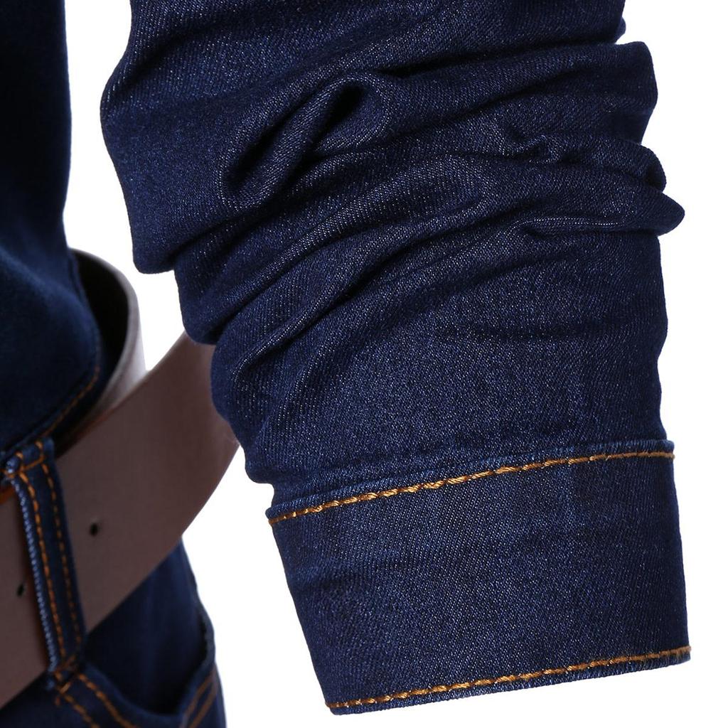 Повседневное джинсовое джинсовое платье больших размеров с поясом