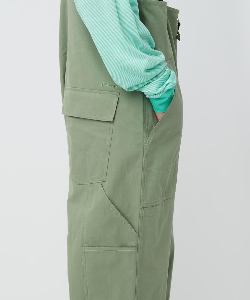 Snow Peak TAKIBI Herringbone Overall Flame Size M AO-26SU001 Overalls, Jumpsuit, Coveralls, Retardant, Men's & Women's, ECRU,
