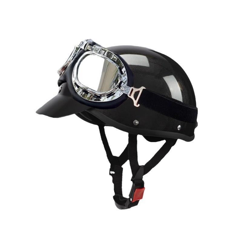 Шлем для электромобиля Harley ретро мотоциклетный шлем летний дышащий мужской и женский полушлем