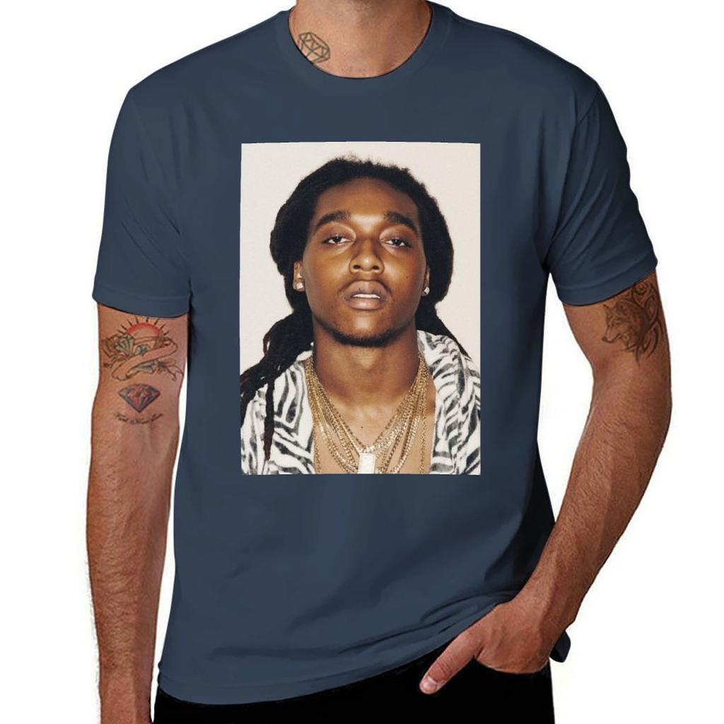 RIP TAKEOFF MIGOS Футболка Легкая Базовая Рубашка с коротким рукавом
