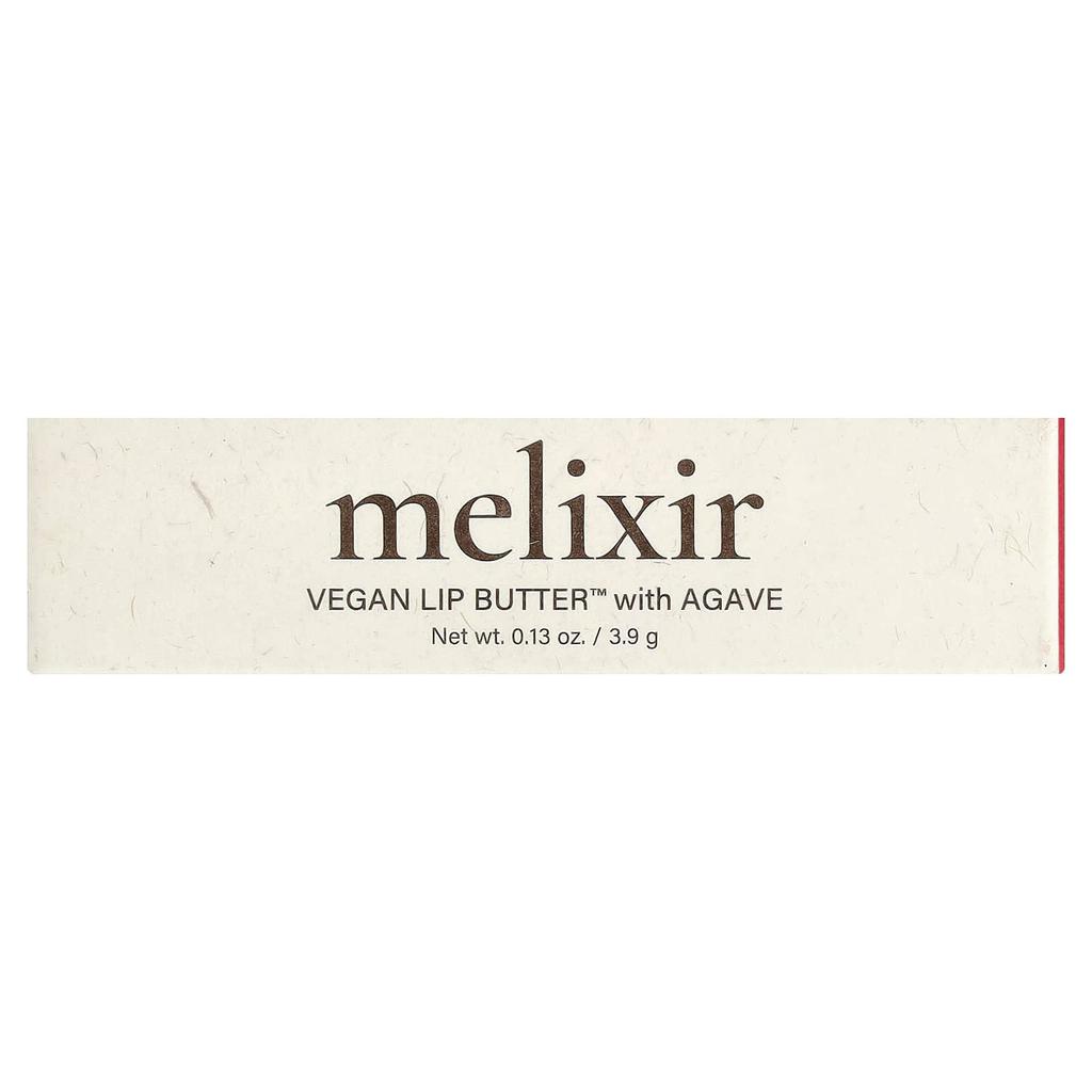 Melixir, Vegan Lip Butter™ with Agave, 15 Dirty Pink, 3.9 g (0.13 oz)