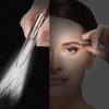 Stainless Steel Eyebrow Clip with LED Light Professional Lighted Eyebrow Tweezers Eyelash Brow Hair Removal Clamp Women Makeup Tools