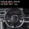 Car Accessories For Suzuki SWIFT Swift 2024 Steering Wheel Cover Trim Protection Auto Interior Decoration Styling Stickers