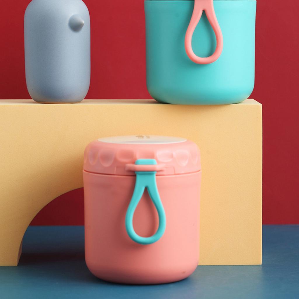 Изолированная чашка для супа Изолированная нержавеющая сталь чашка для воды с изолированным ложкой контейнером для обеда