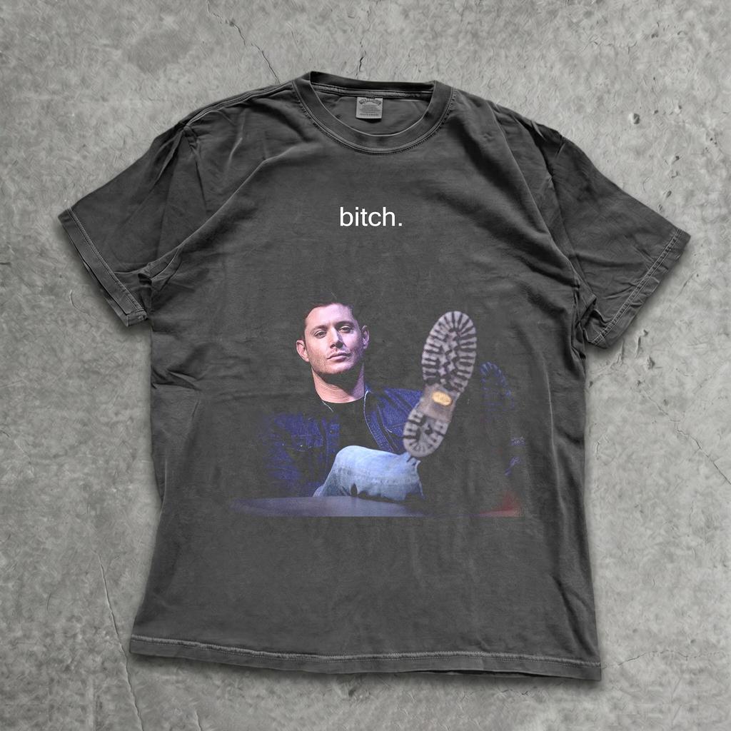 Dean Winchester Bitch Shirt, Supernatural Tee, Funny TV Show Merch, Jensen Ackles Fan Gift