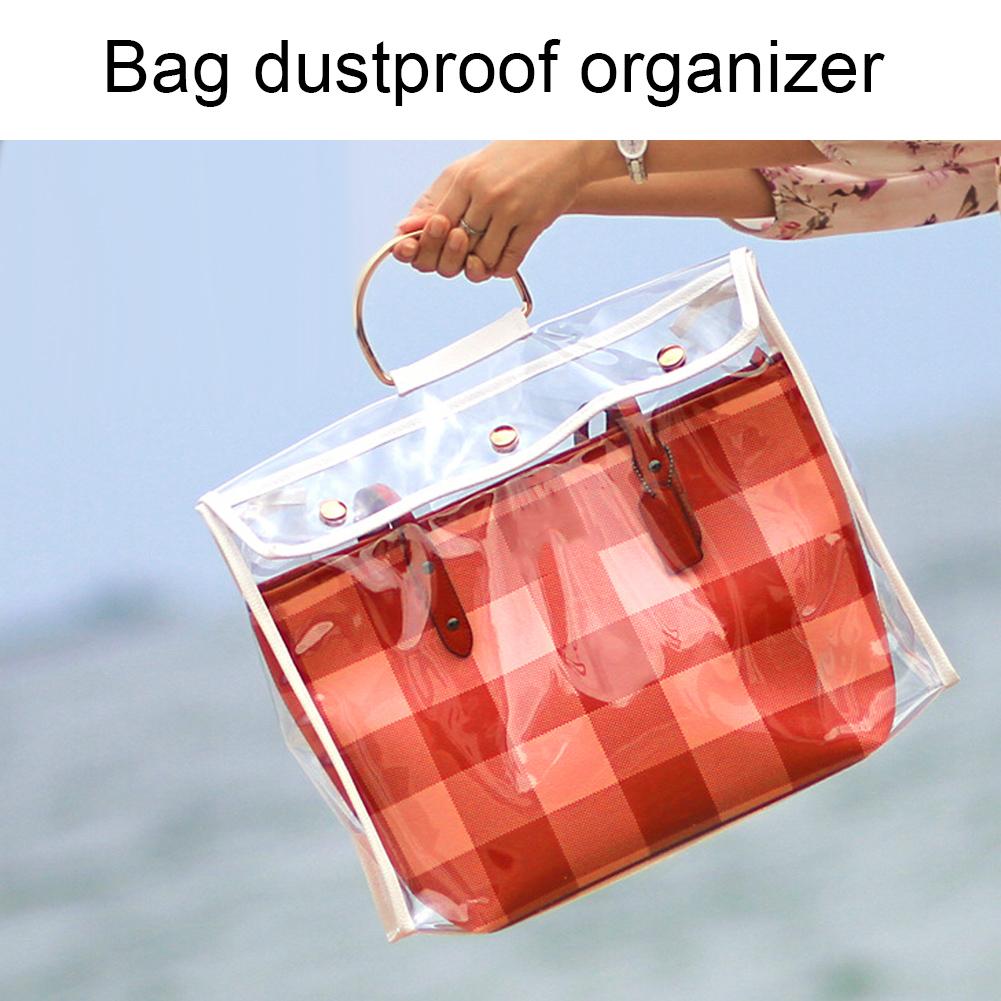 Transparent Waterproof Dustproof Bag Portable Moisture Proof Wardrobe OrganizerC Type