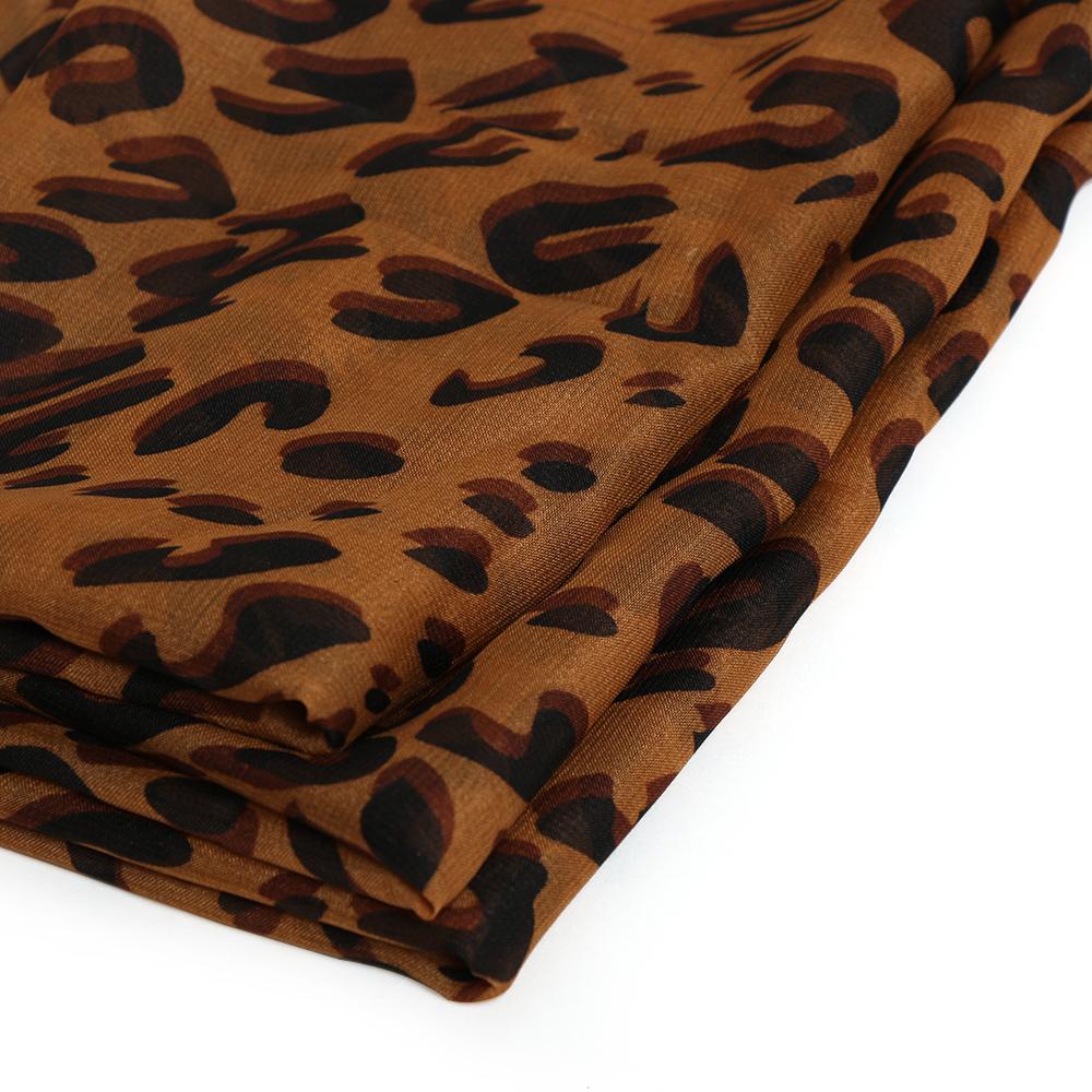Long Fashion Ladies Wrap Leopard Scarf Shawl Chiffon