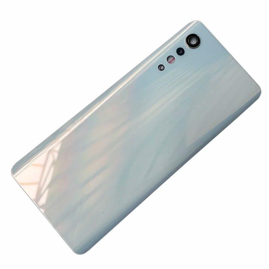 LM-G900 задняя стеклянная крышка для LG Velvet 5G, сменная задняя дверь, жесткая задняя крышка корпуса аккумулятора с объективом
