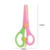 Photo Cut Handicraft DIY Tool Round Head Scissors Art Scissors Plastic Scissors Paper Cutting