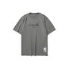 Li Ning X Jackie Chan Collaboration Kung Fu Series Round Neck Short Sleeve T-Shirt Men Tops Iron-Grey AHSR251-3