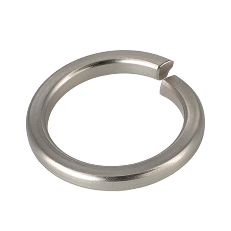 Carbon Steel Nickel-Plated Open Spring Washer M5-M24 - Thin Elastic Design