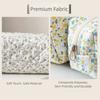 Polyester Pencil Case Large Capacity Storage Bag New Floral Quilted Pen Bag  Daily Stationery