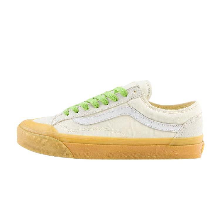 Vans Lx Old Skool Canvas Мягкая Мода Универсальные Удобные Низкие Кеды для Скейтбординга Унисекс Кроссовки Молочно-Белые VN000SHMDWN