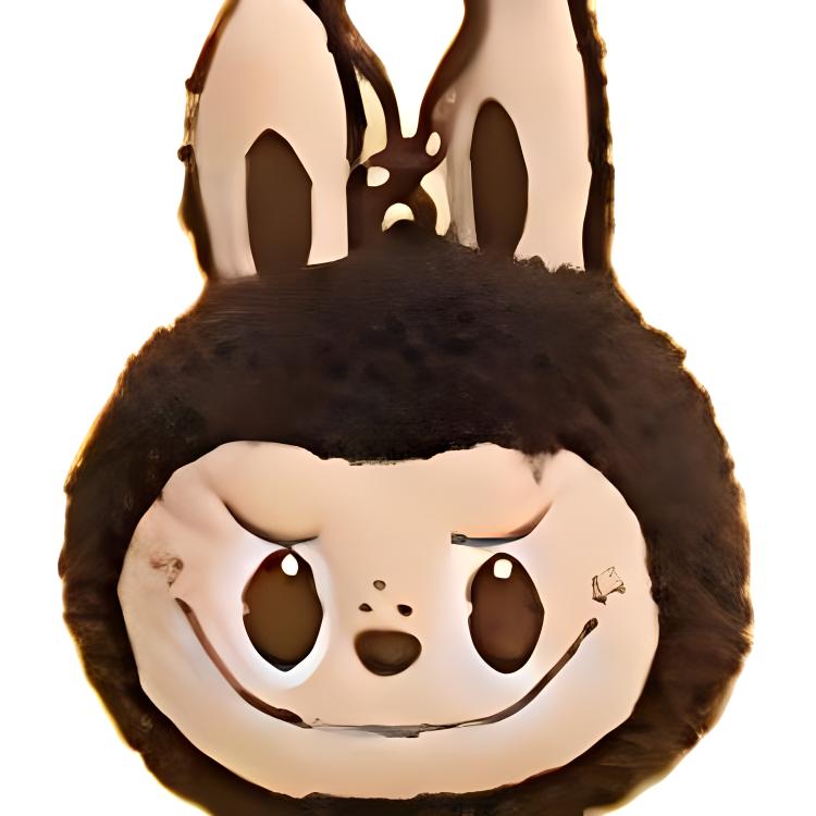 New POP MART Labubu Beijing Wonderland Limited Brown Trendy Figures Trumpets PPMT-2407-0051