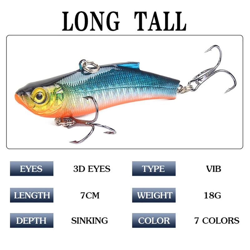 Зимние приманки для подледной рыбалки Тонущие Искусственные Вибрирующие Жесткие Приманки Крэнкбейт Дальний Заброс Свимбейт Снасти и Снаряжение для Подледной Рыбалки