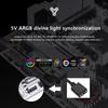 Кулер модуля памяти DDR4 DDR5 Ram Охлаждающий радиатор 5 В 3-контактный ARGB AURA Sync Алюминиевый сплав Жаростойкий компьютерные аксессуары