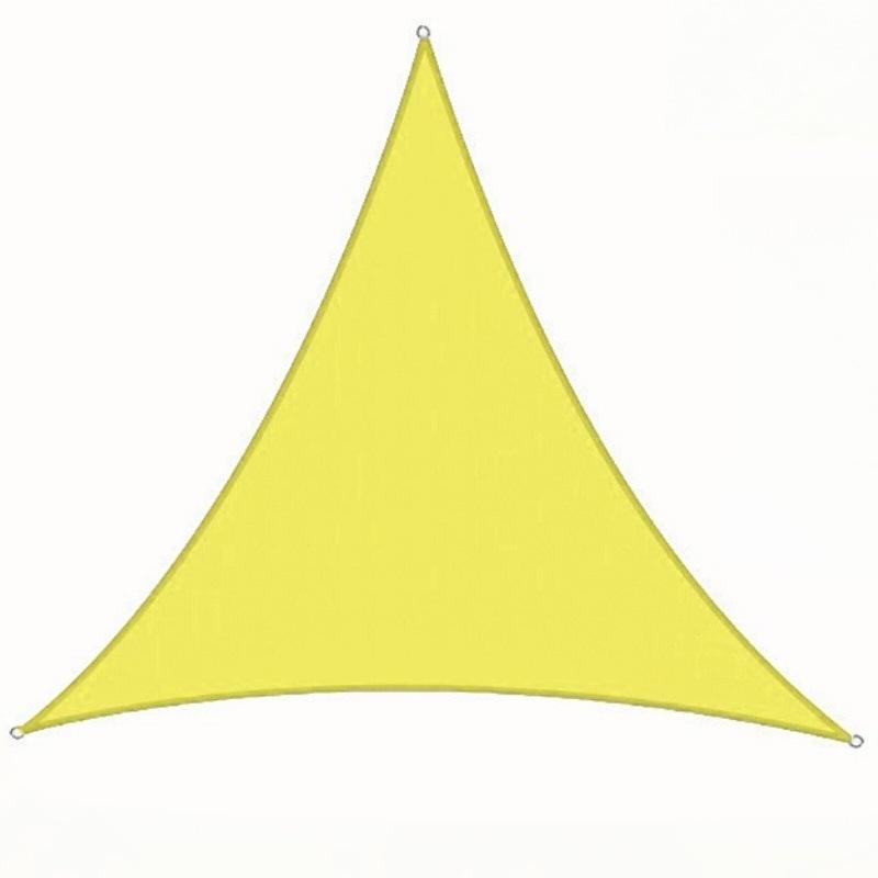 Waterproof Triangle Sunshade: Outdoor Decor Sun Protection Net for Scenic and Commercial Areas
