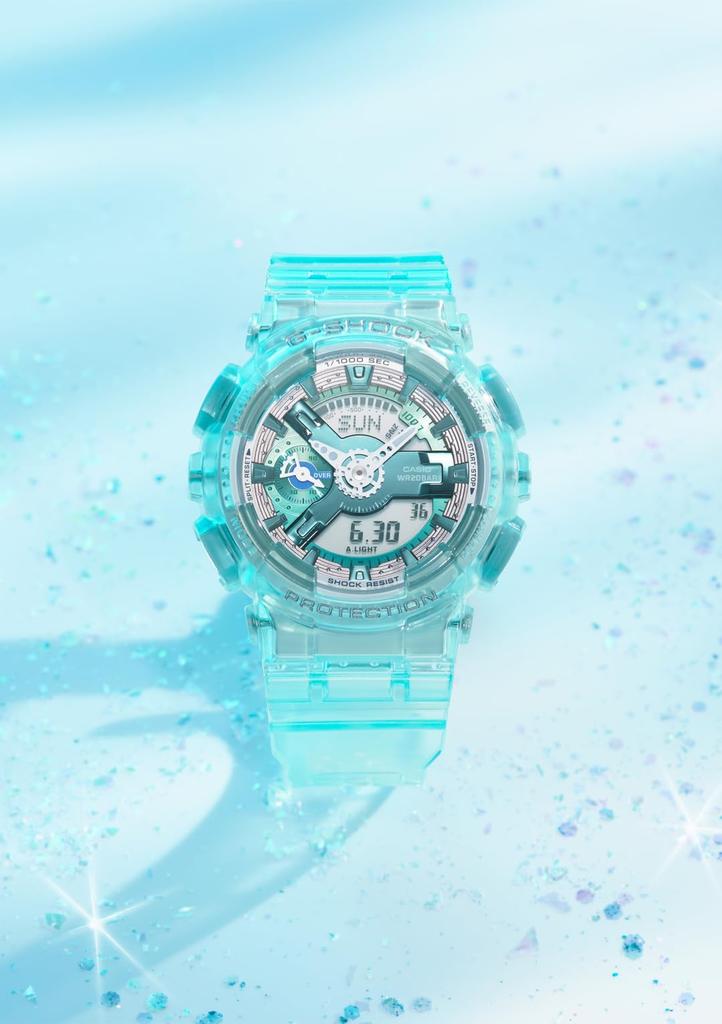 Смотреть Web Limited Синий Зеленый [Casio] G-Shock [] GMA-S110VW-2AJF Женский