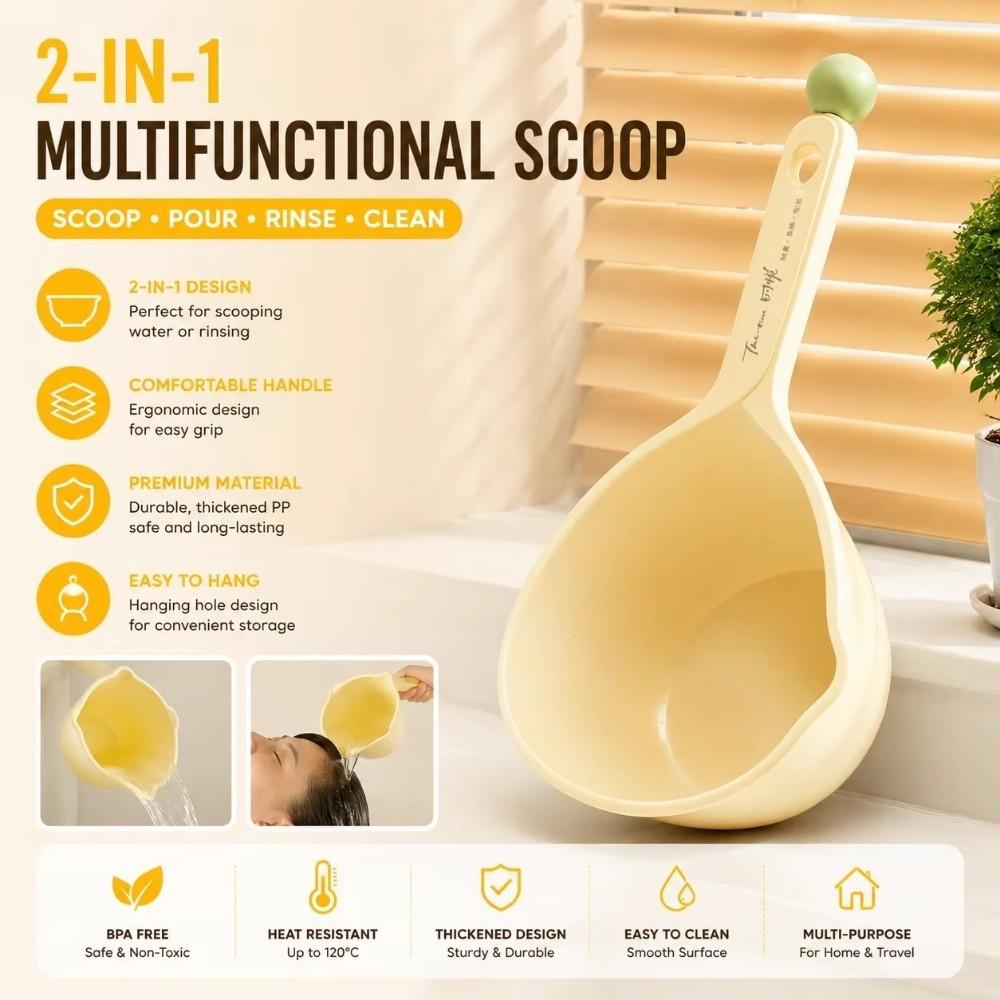 Large Capacity Water Scoop Plastic Plastic Water Ladle Water Ladle Garden Watering