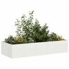 VidaXL Planter White 200x80x40 Cm Steel 860753