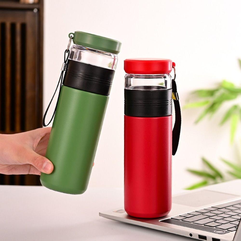 Stainless Steel Insulated Cup Leak-Proof Tea Infuser Bottle New Vacuum Mug