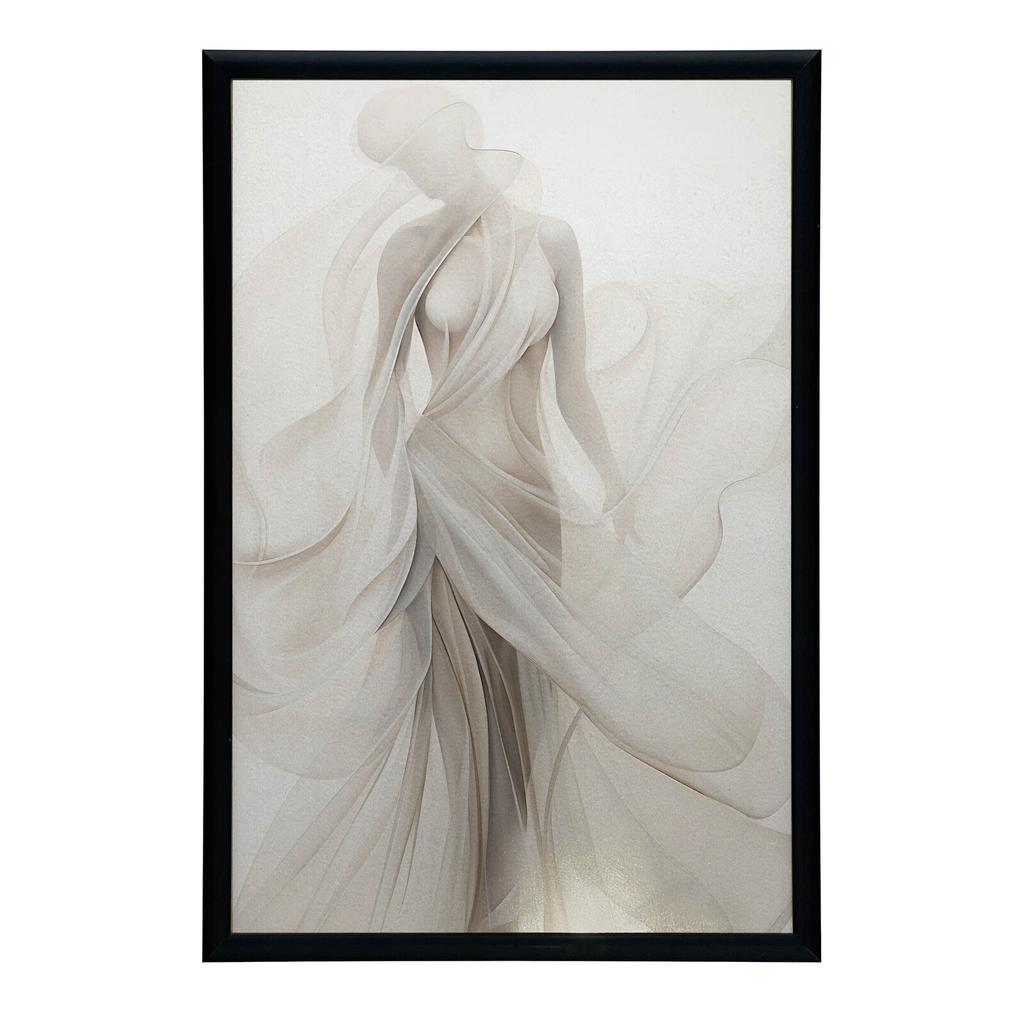 The Delicacy of the Feminine Form The Delicacy of the Feminine Form, 40X50 Cm, Gold Aluminum Frame, 230 Gsm Matte Paper