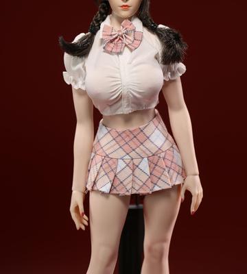 Игрушка Hobby Scale Фигурка совместима с TBLeague Body Красивая сексуальная девушка старшей школы Матросский костюм рубашка галстук юбка нижнее белье брюки комплект и