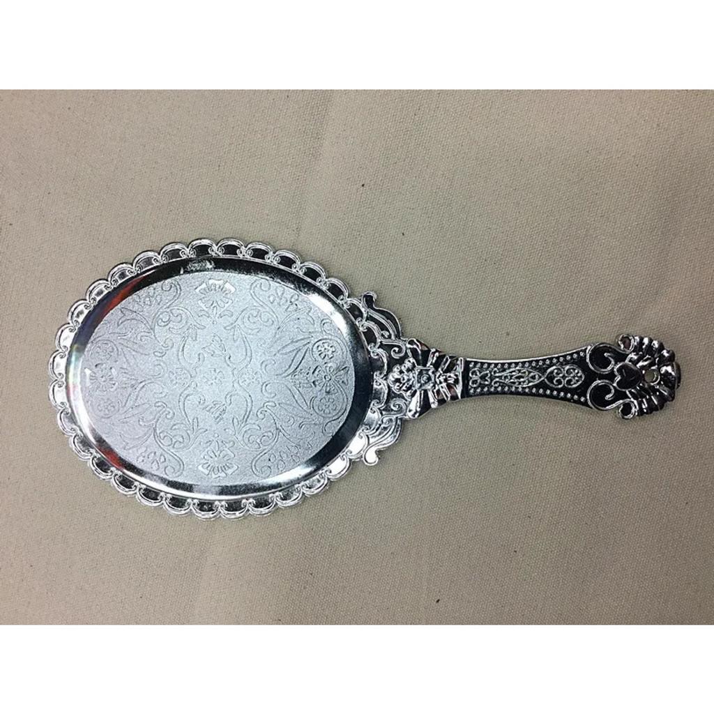 Портативное винтажное зеркало для макияжа, овальное круглое зеркало для рук, благородное восстановление, древние способы, придворное зеркало, инструмент для красоты