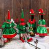 Christmas Wine Bottle Cover Home Party Elf Costume Design DIY Unique Ornament Festival Supplies