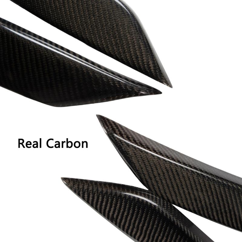 JDM Style Real Carbon Headlights Eyelids Car Decorative Stickers for Nissan 350Z 2003 2004 2005 2006 Front Lamp Eyebrows Z33