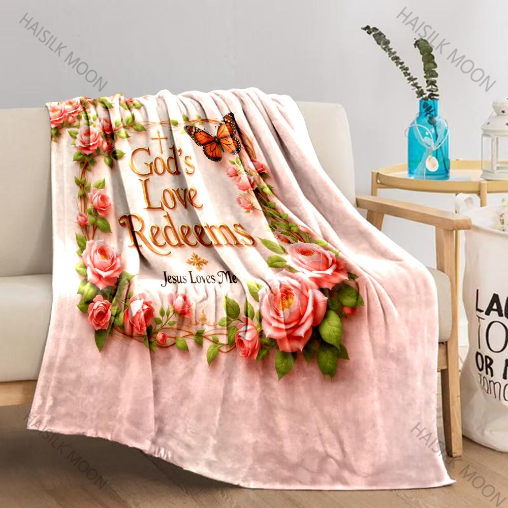 Christian Gifts for Women & Men - Bible Verse Themes Blanket - Inspirational Religious Birthday Christmas Gifts Faith Based Gift