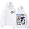 Худи для концерта тура рэпера BLESSD BENDECIDO Модные Хип-Хоп Панк Мужские Женские Повседневные Флисовые Большие Толстовки Худи Streetwear