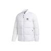 Originals Trefoil Baseball Collar Casual Sport Warm Down Jacket International Winter Men Outerwear White BR4799