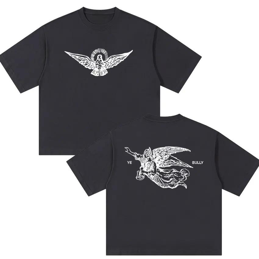 Unisex Vintage Hip Hop Short Sleeve Tshirts Rapper Kanye West Bully Album 2026 Graphic T Shirt Casual Cotton Tshirt Streetwear