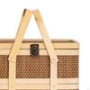 Picnic Basket Bamboo Double Layer Classical Egg Container Hamper Food Storage