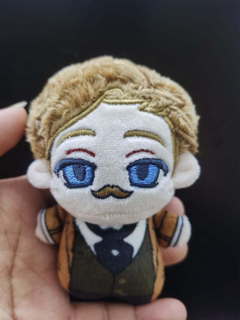 10cm Sherlock Holmes Plush Doll Pendant Printed Cotton John·H·Watson Stuffed Toy Backpack Dolls Fans Collect Birthday XMAS Gift