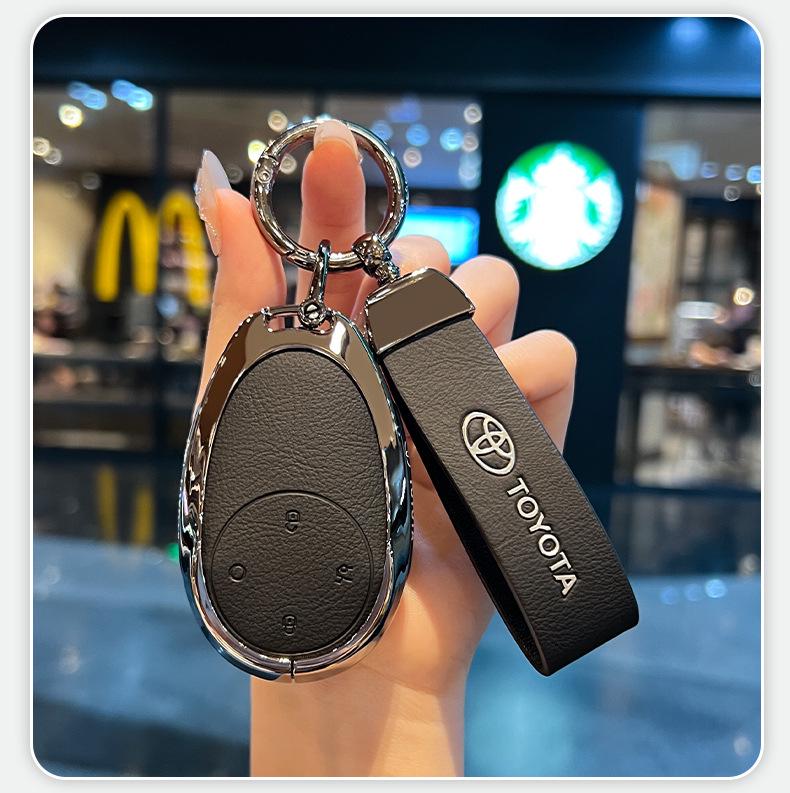 Toyota BZ3X Platinum Key Case with Remote Control Shell for 2025 Models