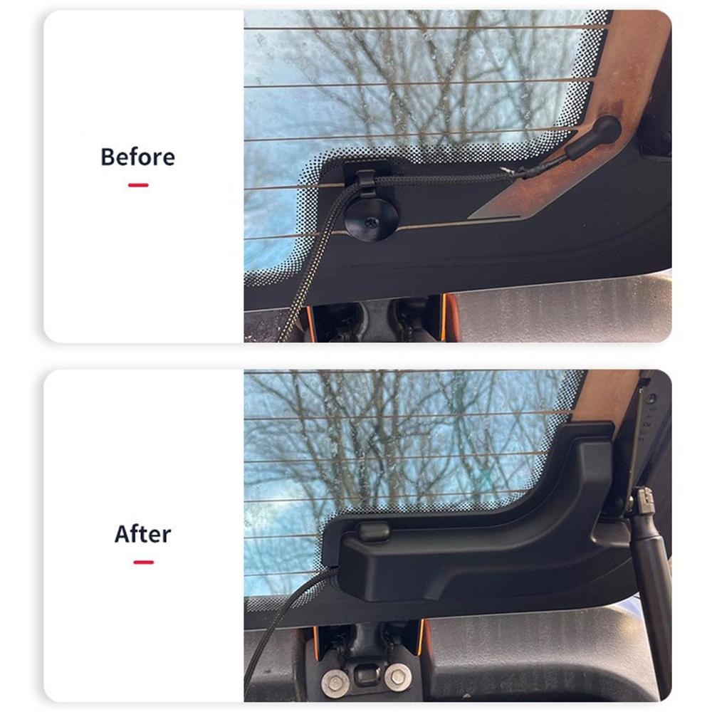 2x Rear Defogger Cable Cover Accessories For Jeep Wrangler JL Wrangler 2018-2024