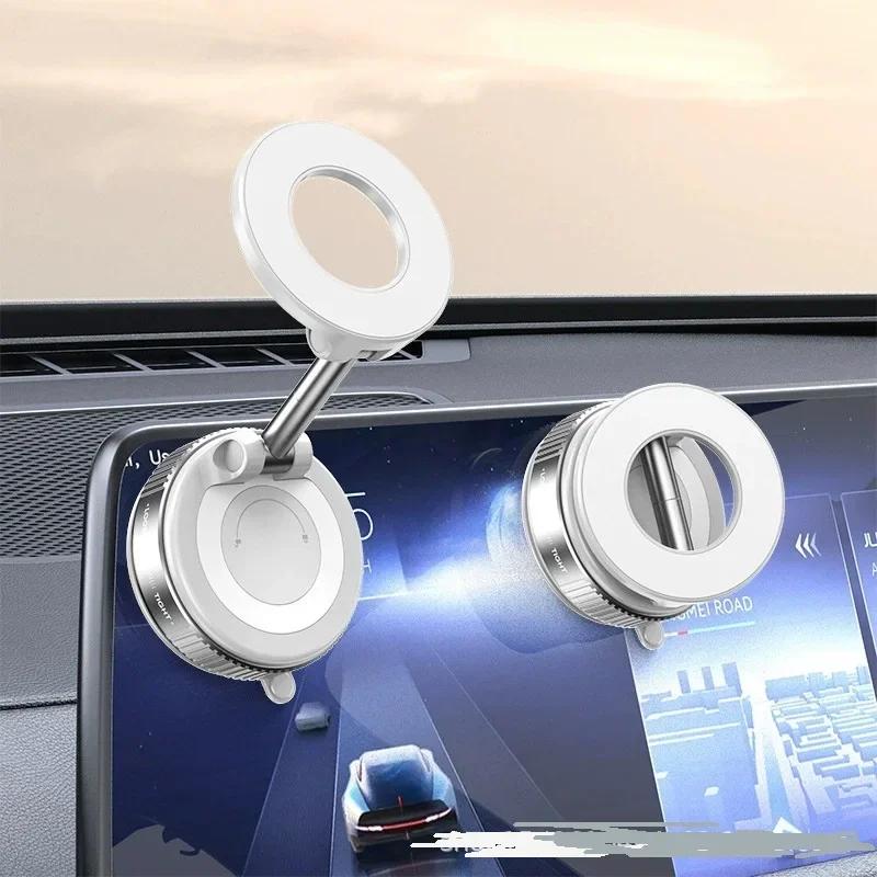 360° Вращающийся Вакуумный Магнитный Автомобильный Держатель для Телефона Новый Модель На Панель Приборов Стекло Крепление Многоцелевой Автомобильный Навигационный Стенд