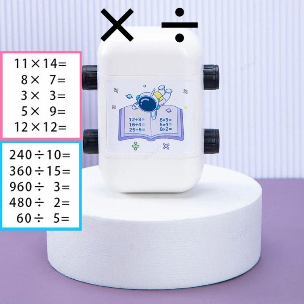 2-in-1 Math Rolling Stamp Reusable Arithmetic Practice Stamp High Quality Math Roller Stamp School