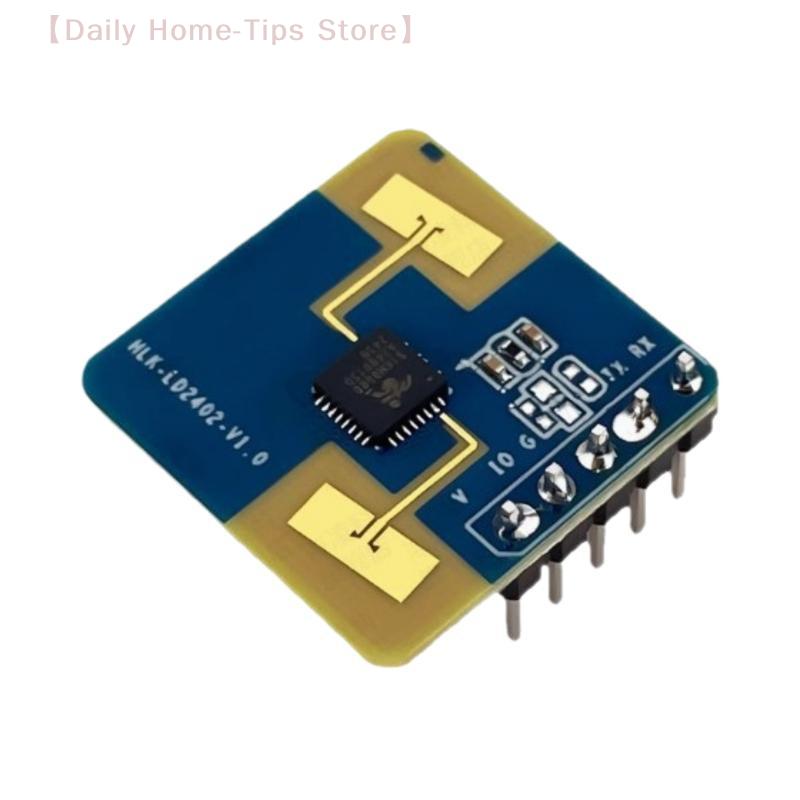 1/2 шт. Интерфейсы GPIO и UART 24G HLK-LD2402 Статическое обнаружение присутствия человека в помещении AIoT Миллиметровый волновой датчик Радарный модуль