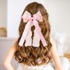 ДЕТСКИЕ БАНТЫ 1 шт. 6x11 дюймов Банты Заколка для волос для женского хвостика Зажим для волос Милый Кружево Пряжа Пятно Длинная Кисточка Заколка для волос Украшение для головы