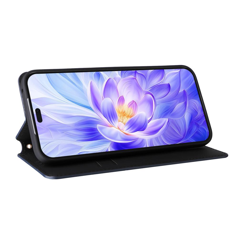 For Honor X60i 5G/Play 9T Pro 5G Wallet Case Rhombus Imprinted Leather Phone Cover