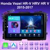 2 DIN Android Carplay автомобильное радио для Honda Vezel HR - V HRV HR V 2015 - 2017 мультимедийный проигрыватель головное устройство стерео GPS навигация BT WIFI 2+32 ГБ