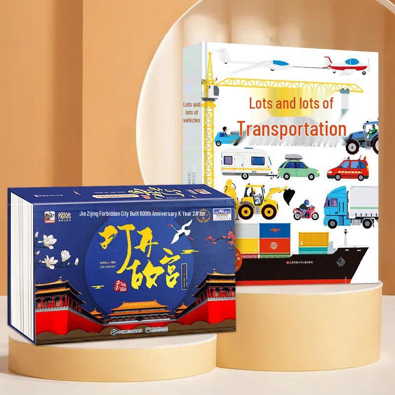 3D Pop-up Book: Vehicles, Airplanes, Space & Construction - Birthday Gift for Kids