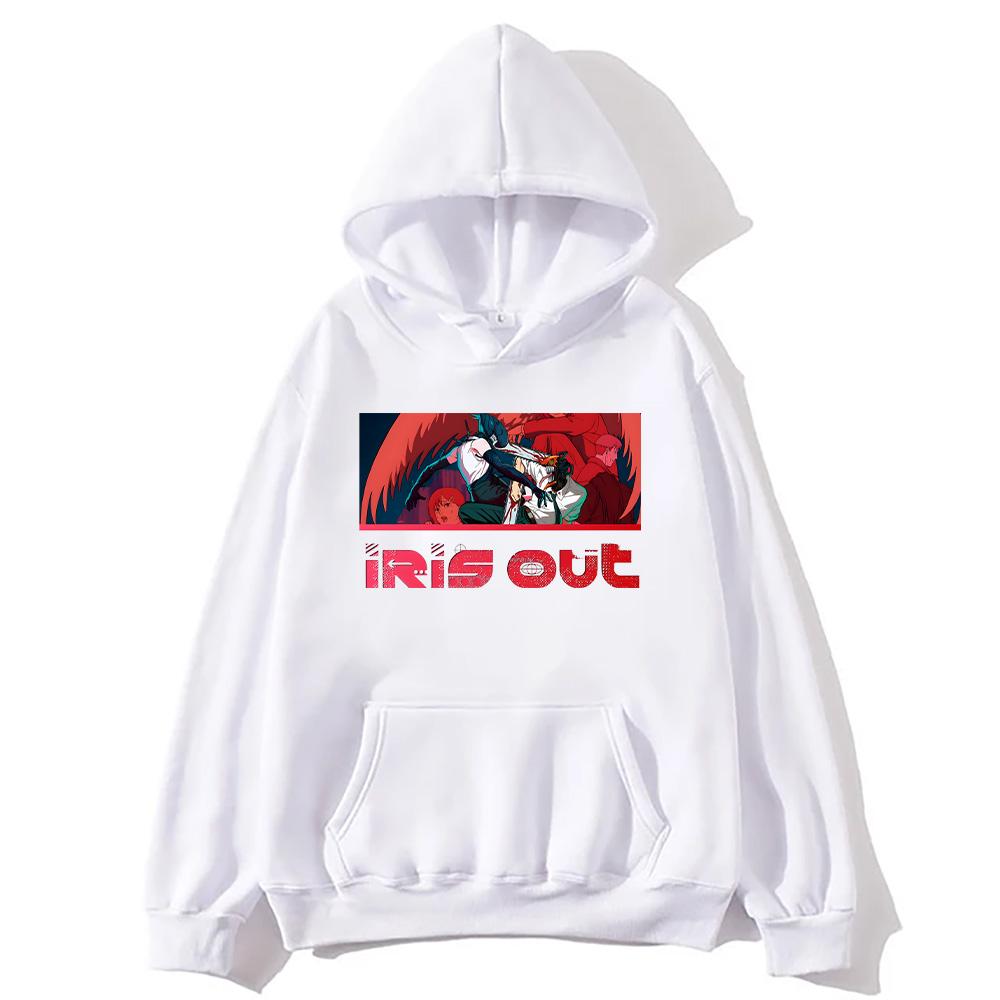 ХУДИ ИЗ ЯПОНСКОГО АНИМЕ IRIS OUT Yonezu Kenshi IRIS OUT Новые Графические Толстовки Женские Мужские Харадзюку Пуловер Y2K Худи с Длинным Рукавом